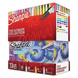 MARCADOR PERMANENTE SHARPIE 72 pzs. ( 2199816 )
