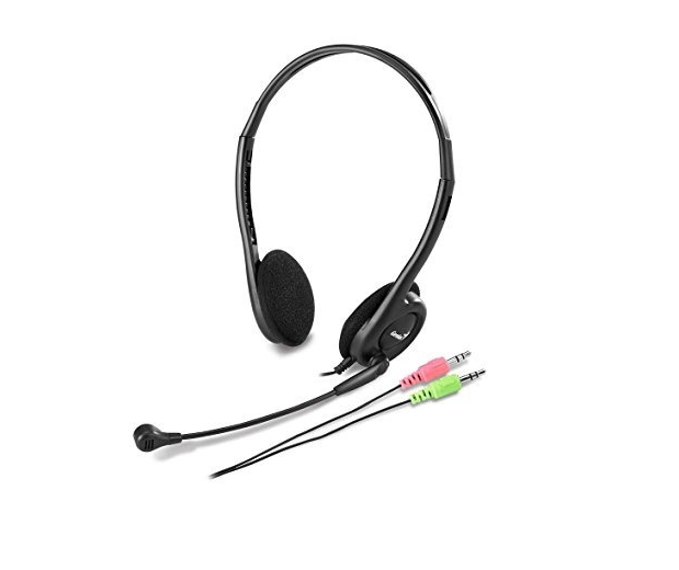 AUDIFONOS GENIUS HS-200C CON MICROFONO 2 JACK