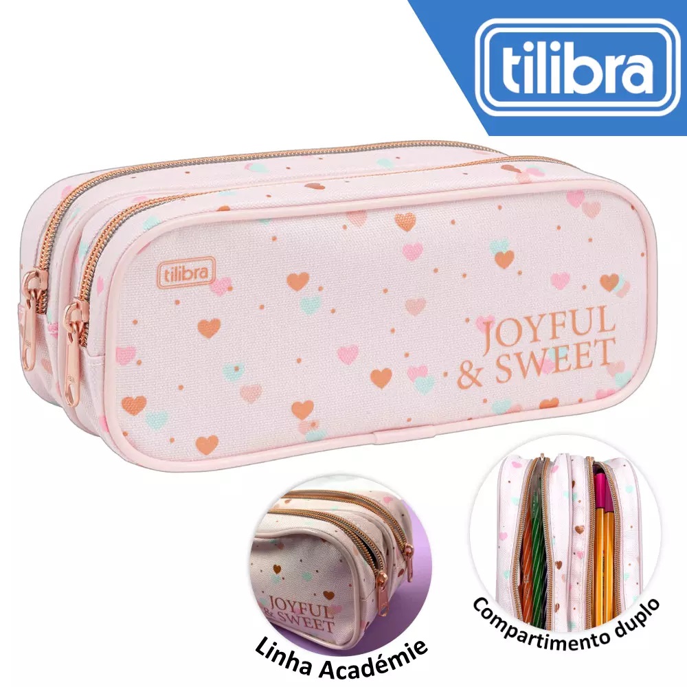 ESTUCHE TILIBRA DUO ACADEMIE METALIZADO