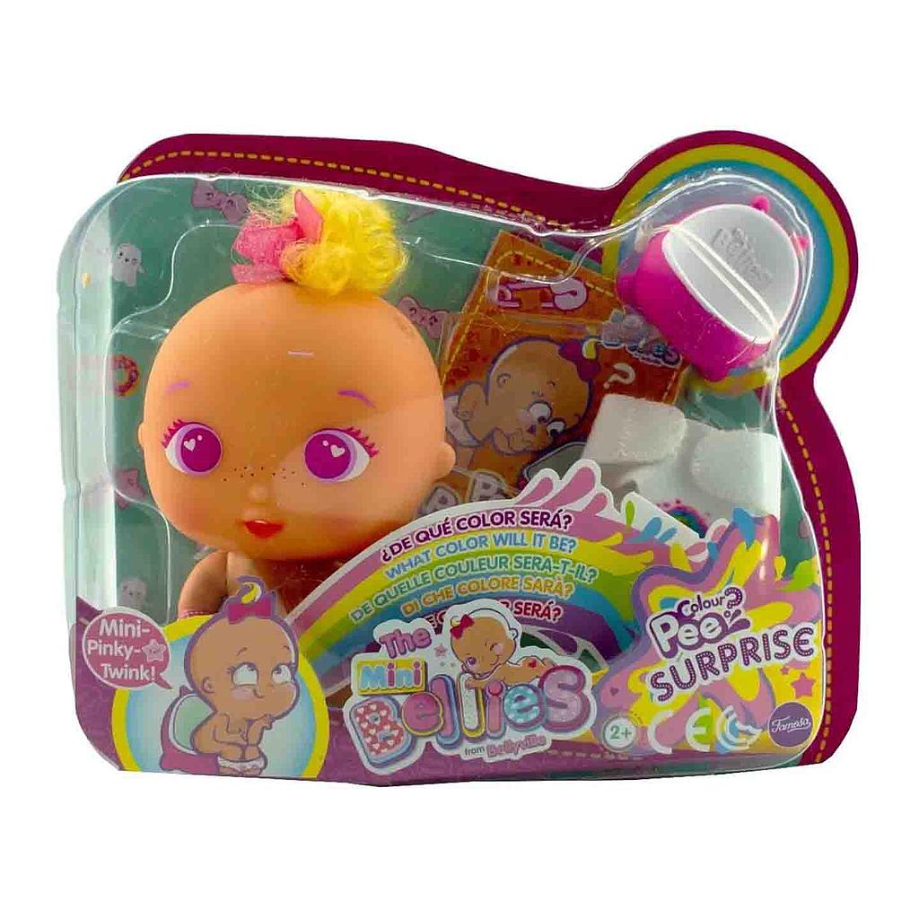 MUÑECA BELLIES MINI PEE SORPRESA MINI-PINKY-TWINK 2+