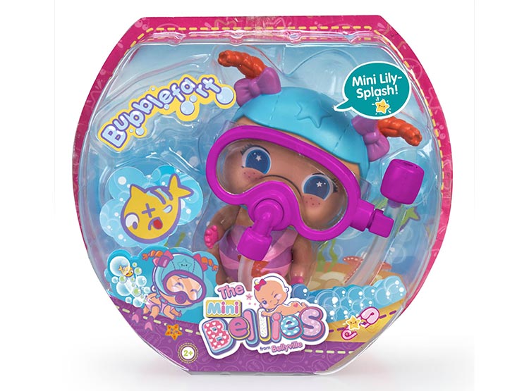 MUÑECA MINI BELLIES BUBBLEFART MINI LILY-SPLASH 2+