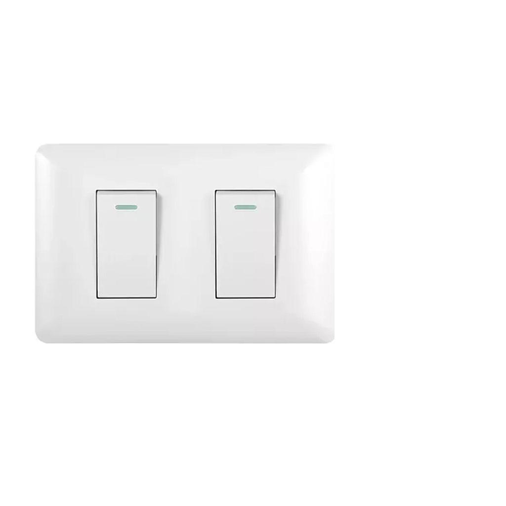 INTERRUPTOR VELLMAX 16A V-SW-0621 WH DOBLE 250V 1 CONTROL 9/15