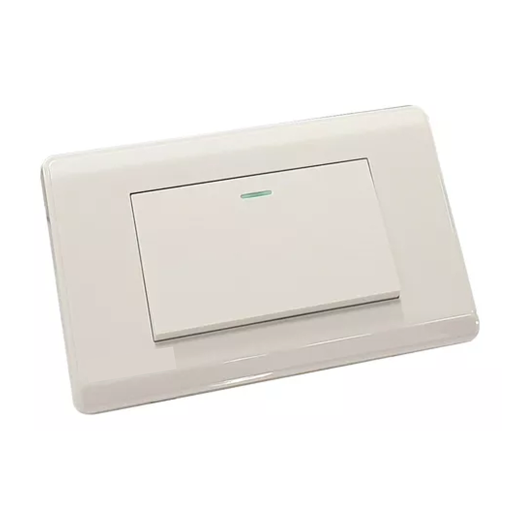 INTERRUPTOR VELLMAX 16A V-SW-512 WH SIMPLE TECLON 250V 1 CONTROL 9/12