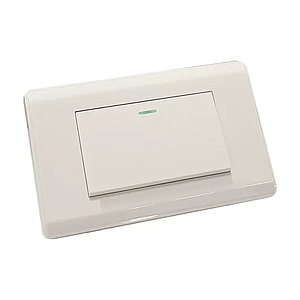 INTERRUPTOR VELLMAX 16A V-SW-512 WH SIMPLE TECLON 250V 1 CONTROL 9/12