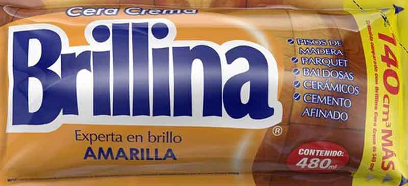 CERA CREMA BRILLINA D/P 480cc AMARILLA