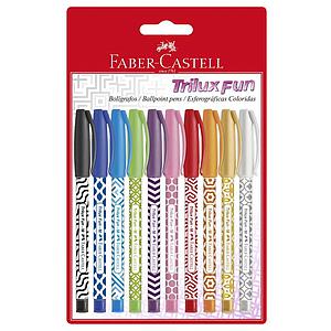 PACK LAPIZ PASTA TRILUX FUN  10 UNIDADES