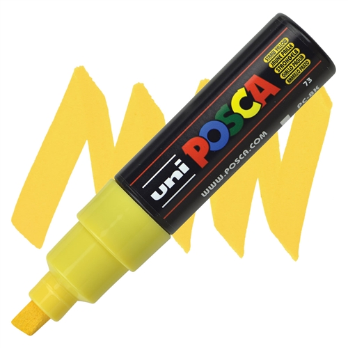 MARCADOR POSCA PC-8K AMARILLO PAJIZO 8.0 MM