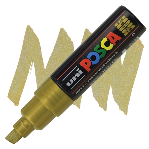 MARCADOR POSCA PC-8K DORADO 8.0 MM