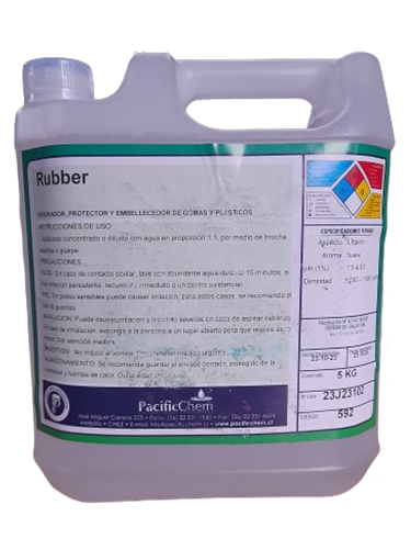 RENOVADOR DE NEUMATICO RUBBER 5 lts