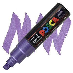 MARCADOR POSCA PC-8K VIOLETA METALICO 8.0 MM