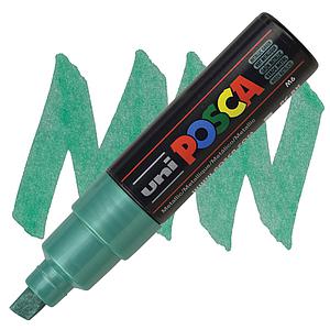 MARCADOR POSCA PC-8K VERDE METALICO 8.0 MM