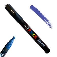 MARCADOR POSCA 3M AZUL MARINO 0.9 - 1.3 MM