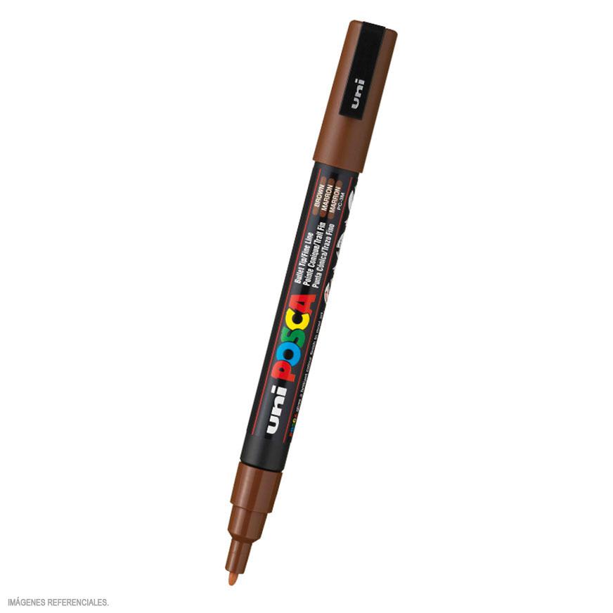 MARCADOR POSCA 3M CAFE OSCURO 0.9 - 1.3 MM