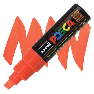 MARCADOR POSCA PC-8K NARANJO FLUORESCENTE 8.0 MM