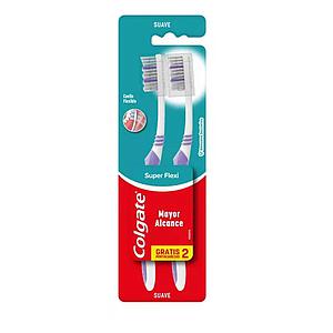 CEPILLO COLGATE SUPER FLEXI SUAVE BLISTER X2UNID.