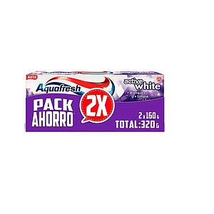 PACK PASTA DENTAL AQUAFRESH ACTIVE WHITE 2X 160GR.