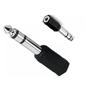 ADAPTADOR DE AUDIO DBLUE HEMBRA 3.5MM A 6.5MM MACHO