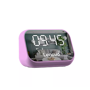 PARLANTE LENOVO BT C/RELOJ TS13 ROSADO