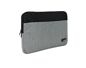 FUNDA NOTEBOOK HEAD ZIP MELANGE GRIS NEGRO 14"