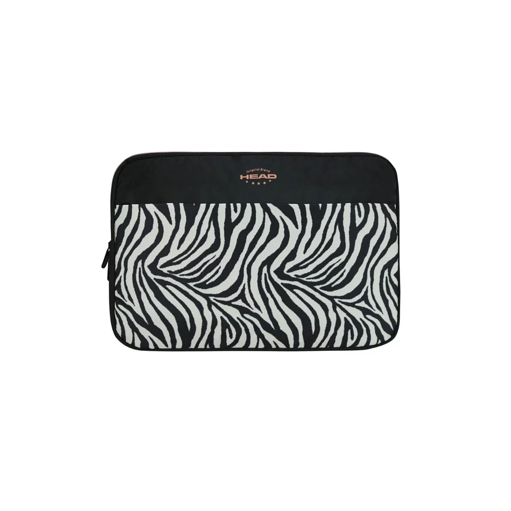 FUNDA NOTEBOOK HEAD ZIP ZEBRA BEIGE 15.6"