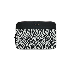 FUNDA NOTEBOOK HEAD ZIP ZEBRA BEIGE 15.6"
