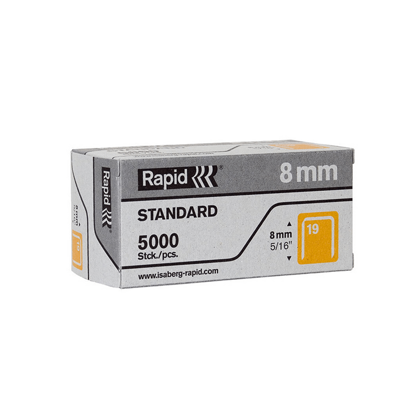 GRAPAS RAPID GALVANIZADAS 19/8MM 5000 UNID. 