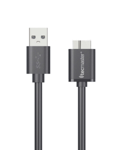 CABLE USB A MICRO-B TECMASTER 1MT TM-100551