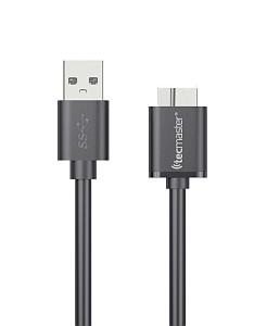 CABLE USB A MICRO-B TECMASTER 1MT TM-100551