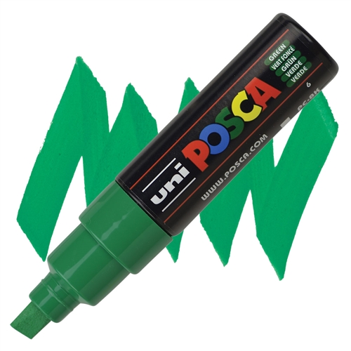 MARCADOR POSCA PC-8K VERDE 8.0 MM