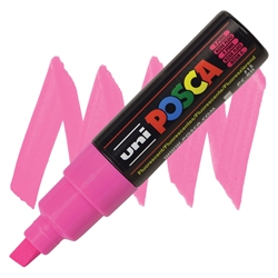 MARCADOR POSCA PC-8K ROSA FLUORESCENTE 8.0 MM