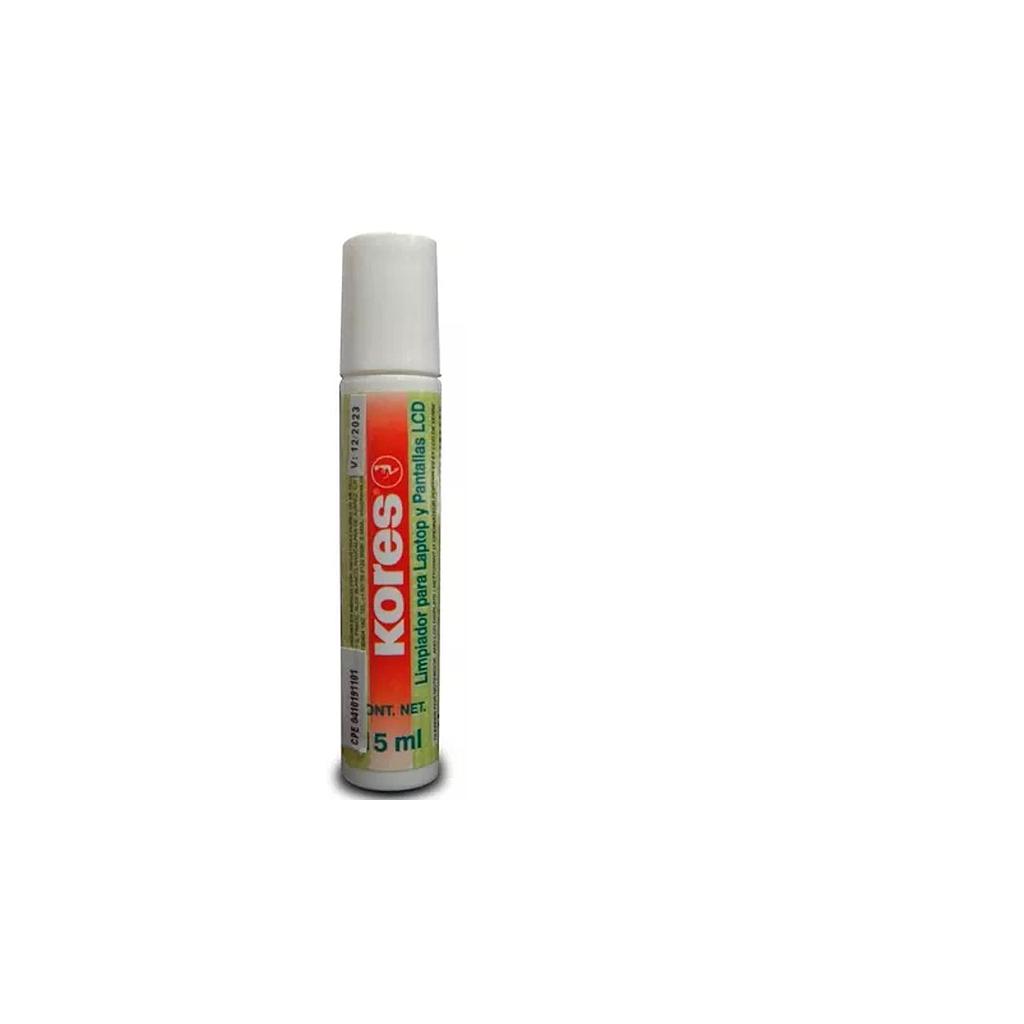 LIMPIADOR P/LAPTOP Y PANTALLAS KORES 15ML.