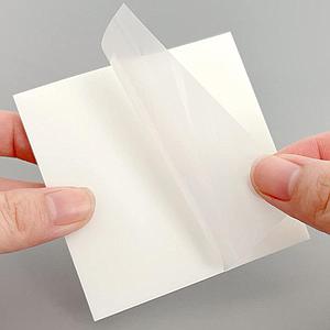 NOTAS ADHESIVAS KORES TRANSPARENTES NEUTRAL 76 X 76 MM. 30 UNID.