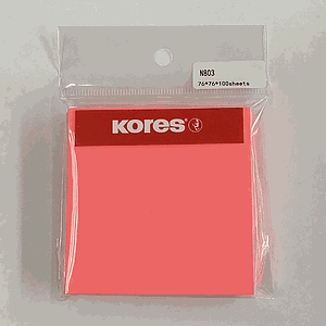 TACO NOTES KORES ADHESIVO MAGENTA 76 X 76 MM 100 HJS.