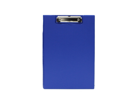 TABLA CON APRETADOR SIMPLE KORES OFICIO VINILICA AZUL (FL53)