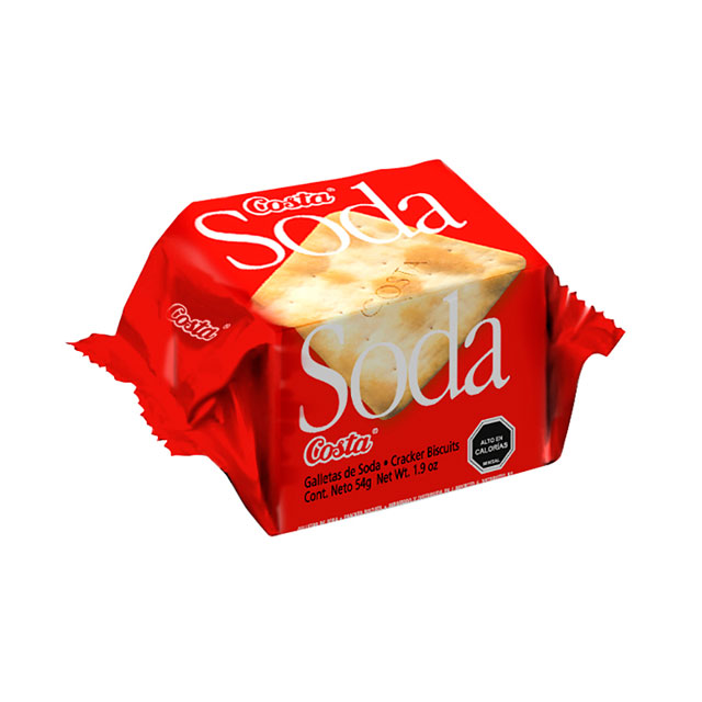 GALLETA COSTA SODA CUBO 54GRS.