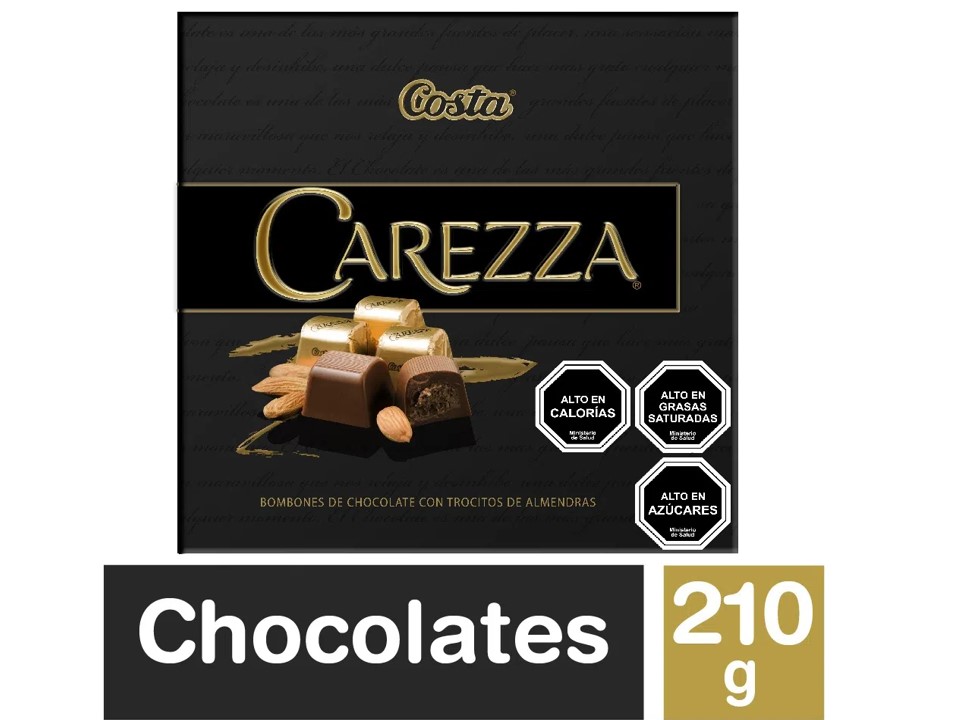 ESTUCHE BOMBON CAREZZA 210GRS.