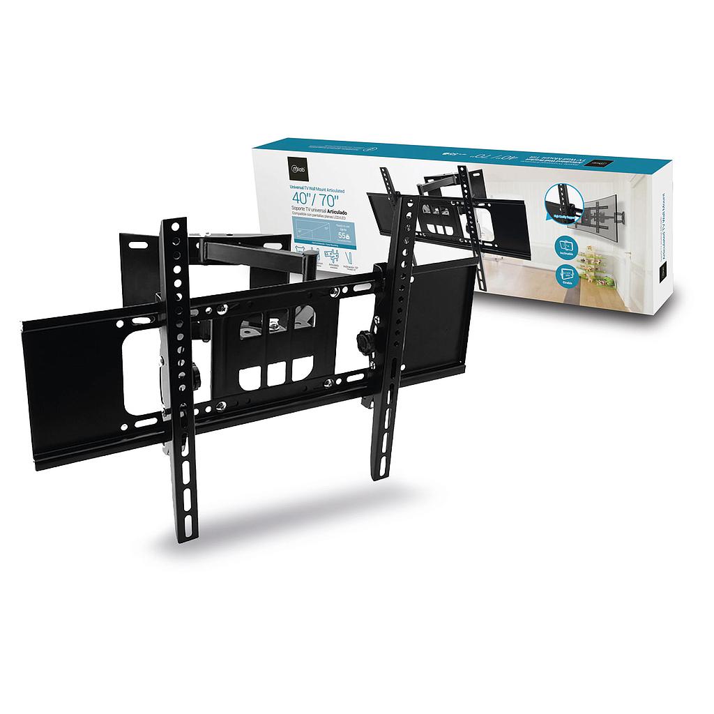 SOPORTE MURAL TV MLAB 40" A 70" 55KG BRAZO ARTICULADO 15°