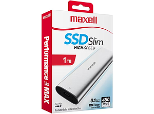 DISCO DURO EXTERNO SSD MAXELL 1TB SLIM USB TIPO C