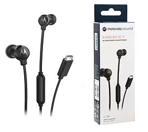 AUDIFONO MOTOROLA MANOS LIBRES 3C-S NEGRO TIPO C
