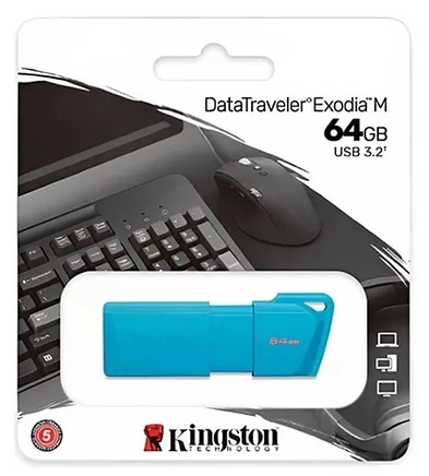 PENDRIVE KINGSTON DTXM/64GB 3.2 DATATRAVELER EXODIA CELESTE