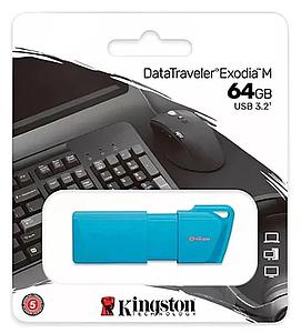 PENDRIVE KINGSTON DTXM/64GB 3.2 DATATRAVELER EXODIA CELESTE