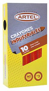 CRAYON INDUSTRIAL ARTEL ROJO X UNIDAD