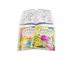 LIBRO VAMOS A PINTAR CON STICKERS JM IMPORT LTBRIBA033