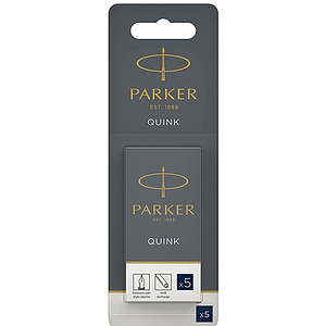 SET DE CARTUCHOS PARKER TINTA BLUE-NOIR PLUMA X 5UND. (1950404)