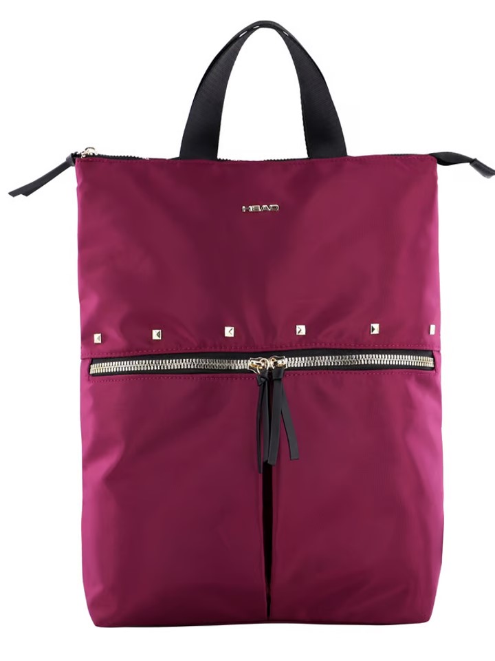 MOCHILA HEAD SILVER TACHAS GRANATE 