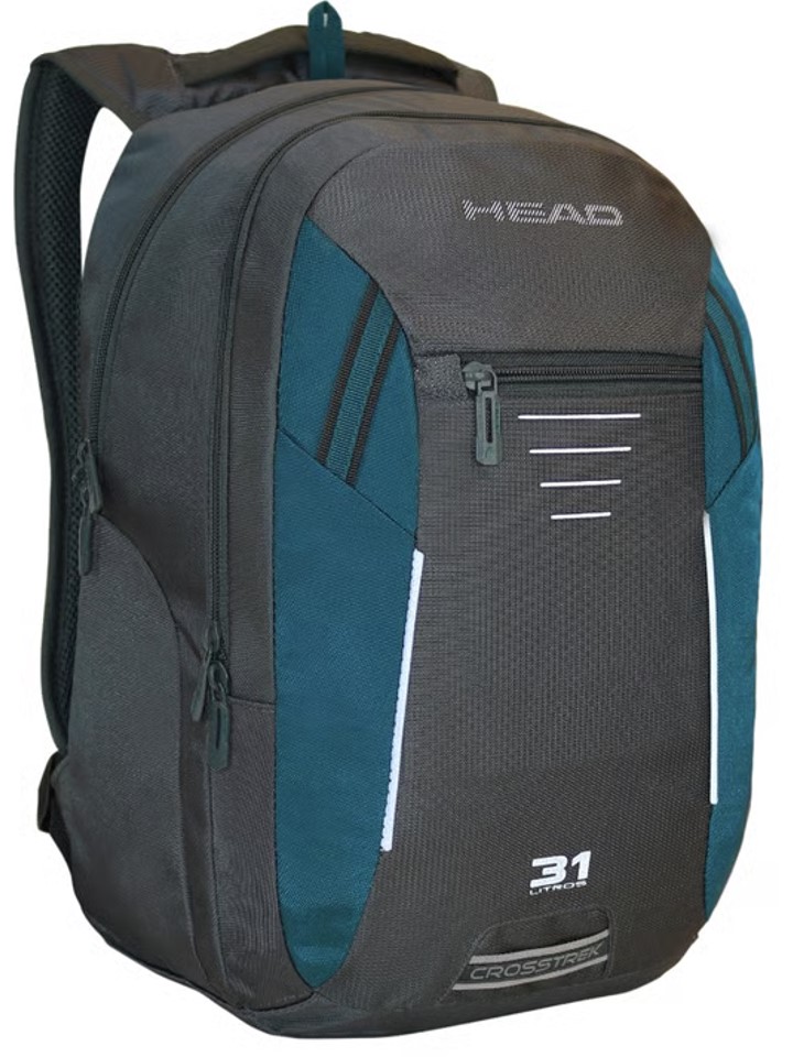 MOCHILA HEAD CROSSTREK NEW  31 LTS. 16" GRIS TURQUESA