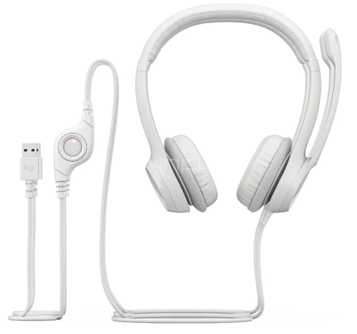 AUDIFONO LOGITECH H390 USB/MIC WHITE