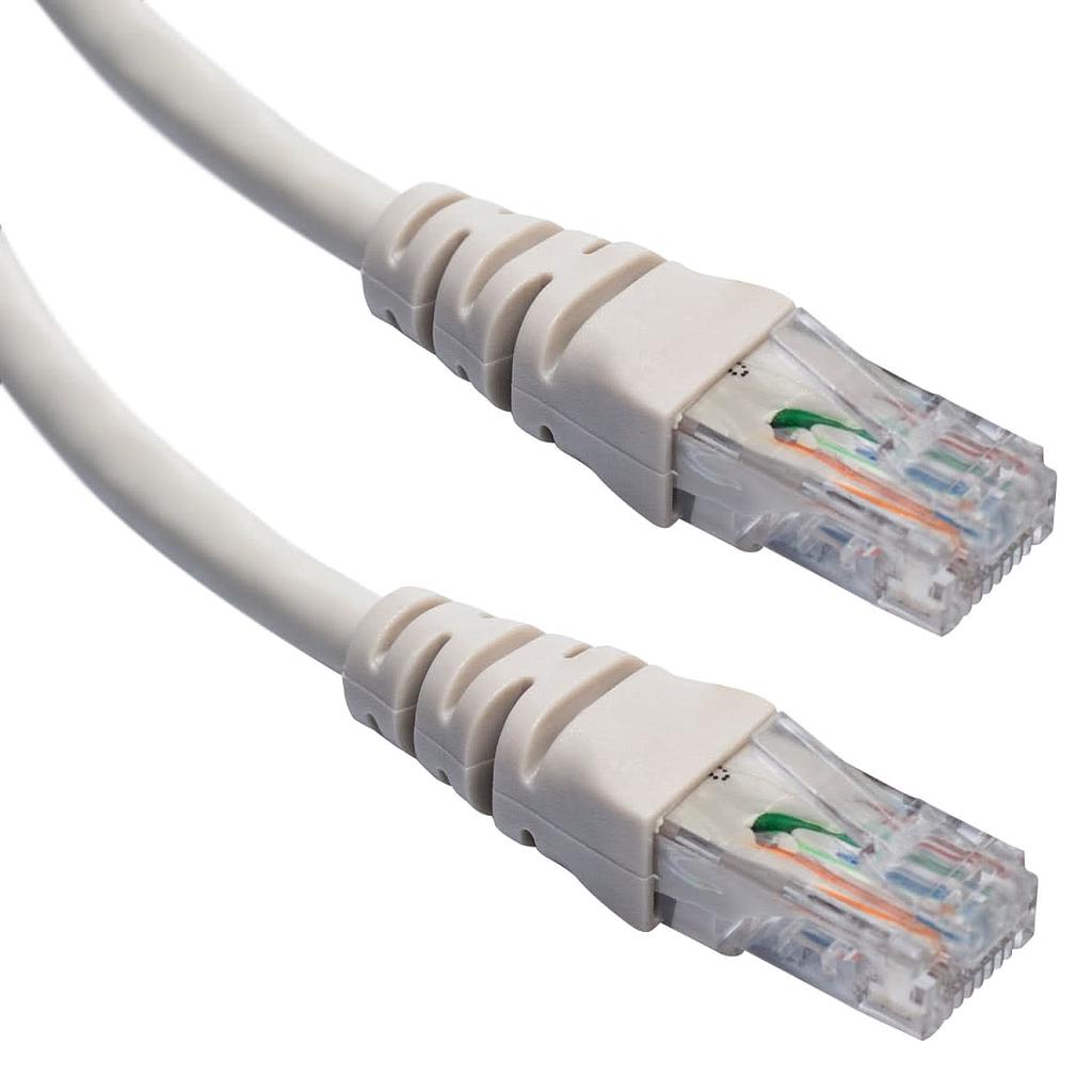 CABLE PATCH CORD CAT6 E UTP GRIS 2 MTS