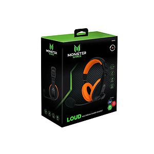 AUDIFONO MONSTER GAMER LOUD ORANGE 550RG PC/PS4/NTS/XBOX
