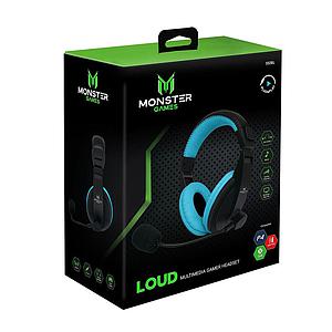 AUDIFONO MONSTER GAMER LOUD BLUE 550BL PC/PS4/NTS/XBOX